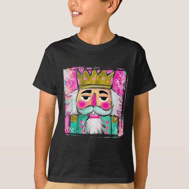 T-shirt Merry Christmas Nutcracker Men Women Kids Xmas Paj (Devant)