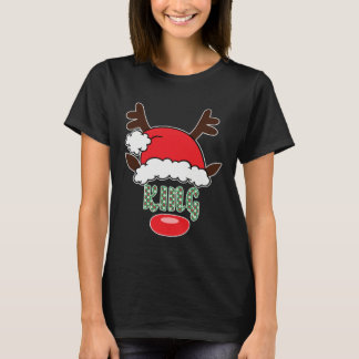 T-shirt Merry Christmas Santa King Father Antlers