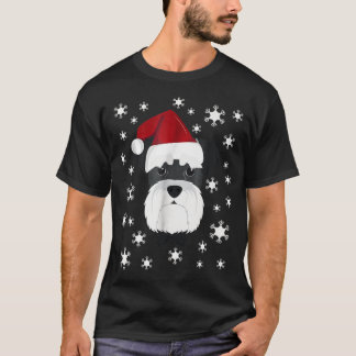 T-shirt Merry Christmas Schnauzer Dog Ugly Sweater Premium