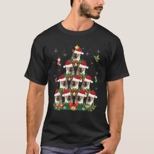 T-shirt Merry Christmas Tonkinese Cat Santa Tree Pajama Sw