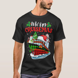 T-shirt Merry Cruisemas 2024 Noël Santa Renne Croisière
