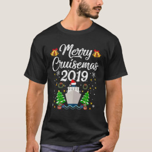 T-shirt Merry Cruisemas Famille Croisière Noël 2019 Drôle