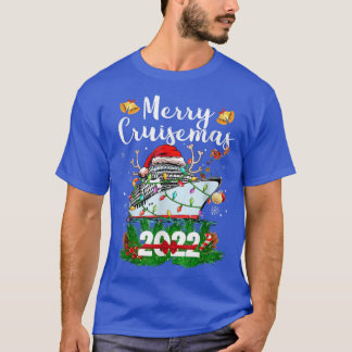 T-shirt Merry Cruisemas Famille Croisière Noël 2022 Drôle