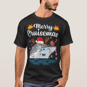 T-shirt Merry Cruisemas Famille Croisière Noël Funny Sant