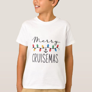 T-shirt Merry Cruisemas Famille Noël Croisière
