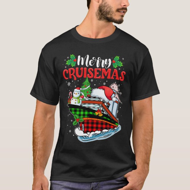 T-shirt Merry Cruisemas Family Cruise Christmas Fun 1  (Devant)