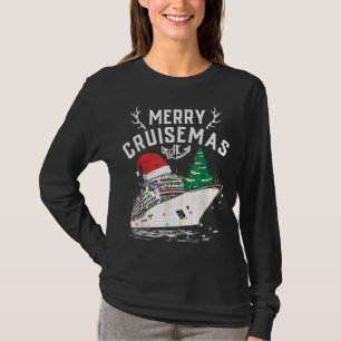 T-shirt Merry Cruisemas Funny Cruise Ship Famille Noël