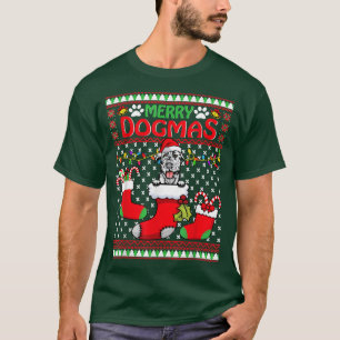 T-shirt Merry Dogmas Irish Setter Dog Funny Ugly Christmas