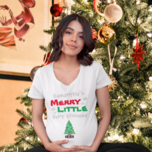 T-shirt Merry Little Baby Shower