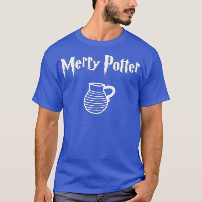 T-shirt Merry Potter livre drôle lecture Harry potter (Devant)
