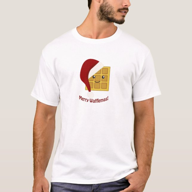 T-shirt Merry Wafflemas Christmas Wafflemas (Devant)
