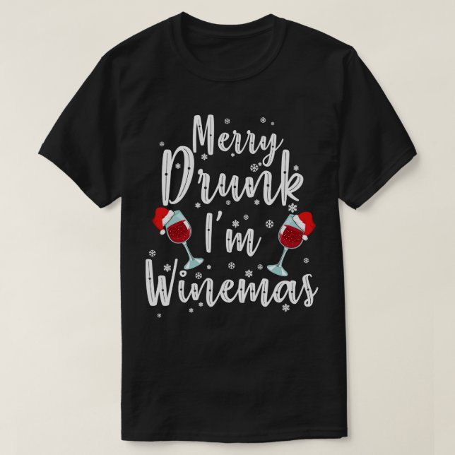 T-shirt Merry Winemas 1 (Design devant)