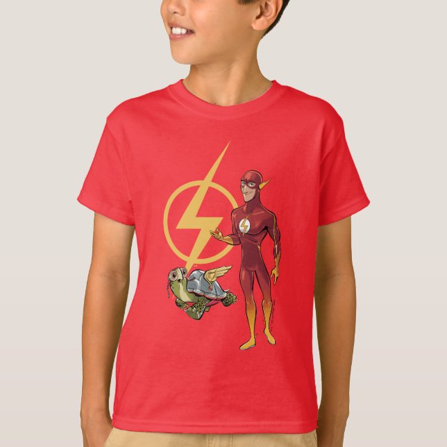 T-shirt Merton et le Flash (Devant)