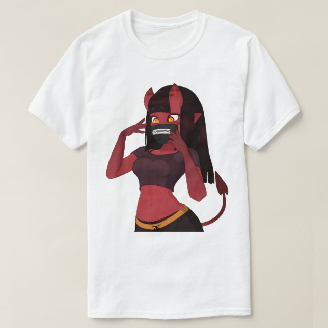 T-shirt Meru La fille branchée Succubus (Design devant)