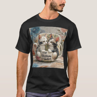 T-shirt Merveilles des Moustaches : L'Amitié Féline est Ét