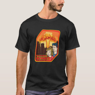 T-shirt Merveilleuse explosion du coucher du soleil Alien 