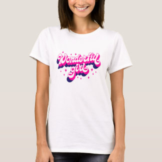 T-shirt Merveilleuse fille