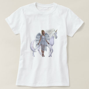 T-shirt merveilleux d'ange et de licorne