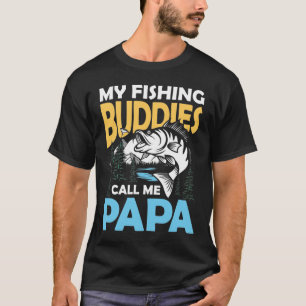 T-shirt Mes amis de pêche Call Me Papa - Partenaire de pêc