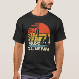 T-shirt Mes amis de pêche m'appellent Papa Fête des pères 