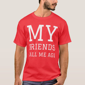 T-shirt MES AMIS M'APPELLENT AGI girl