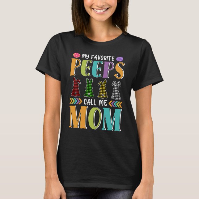 T-shirt Mes amis m'appellent le cadeau de maman Pâques  (Devant)