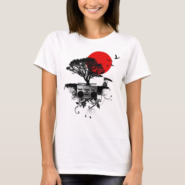 T-shirt Mes battements de coeur pour le Japon (Devant)