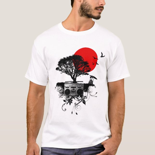 T-shirt Mes battements de coeur pour le Japon sur le (Devant)
