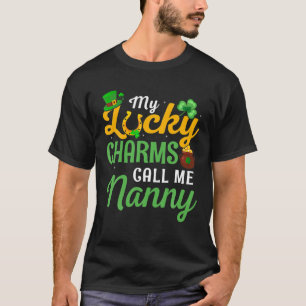 T-shirt Mes Charmes Chanceux M'Appelent Nanny Jour de la S