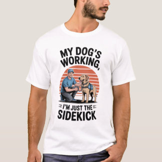 T-shirt Mes chiens travaillent - Chien d'assistance