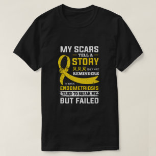 T-shirt Mes cicatrices racontent une histoire Endometriose