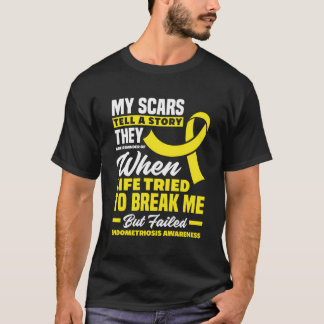 T-shirt Mes cicatrices racontent une histoire Endometriose