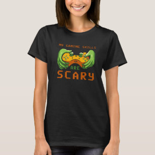 T-shirt Mes Compétences De Jeu Sont Scary Gamer 8 Bits Pix