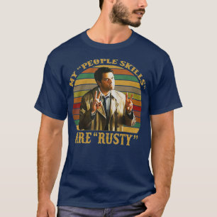 T-shirt Mes Compétences En Personnel Sont Rusty Retro Vint