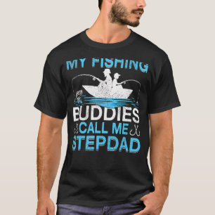 T-shirt Mes copains de pêche appellent mon beau-père Papa