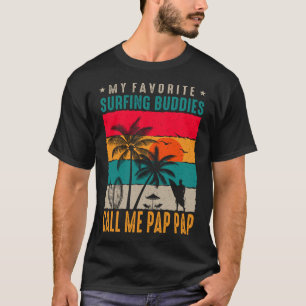 T-shirt Mes copains favoris de surf APPELLE MOI PAP PAP Vi