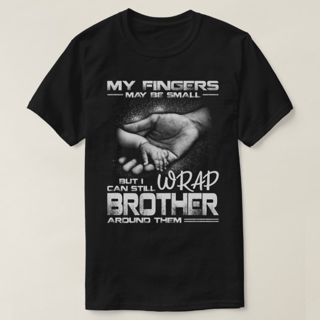 T-shirt Mes Doigts Sont Peut-Être Petits, Mais Je Peux Enc (Design devant)