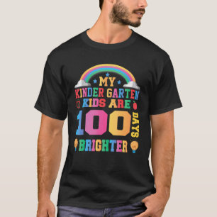 T-shirt Mes Enfants De La Maternelle Sont 100 Jours Plus B