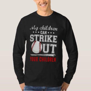 T-shirt Mes enfants peuvent frapper vos enfants Baseball
