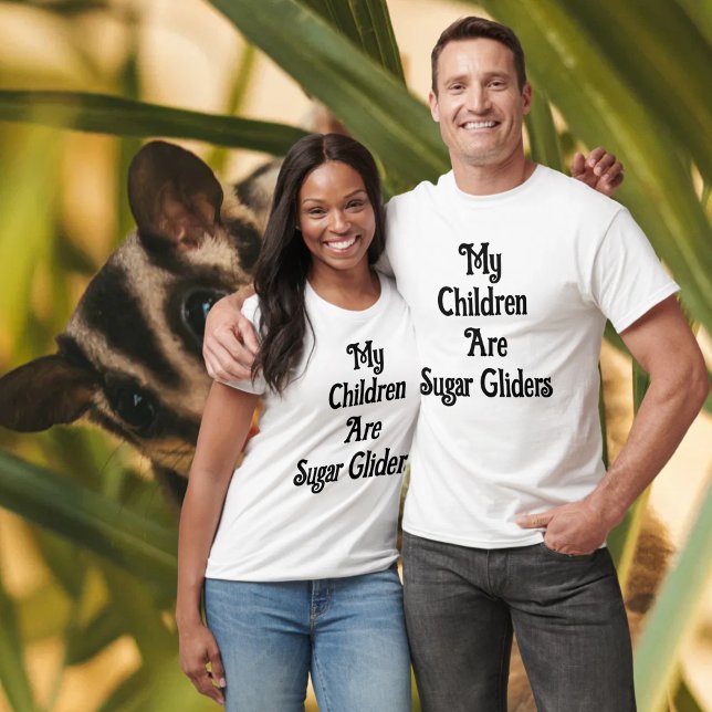T-shirt Mes enfants sont des planeurs de sucre Unisex (My Children Are Sugar Gliders Unisex T-Shirt)
