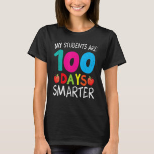 T-shirt Mes Étudiants Sont 100 Jours Chemise intelligente
