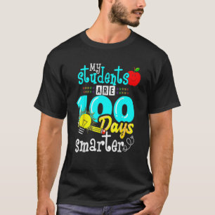 T-shirt Mes étudiants sont 100 jours Enseignant intelligen