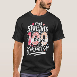 T-shirt Mes Étudiants Sont 100 Jours Enseignants Smarter É