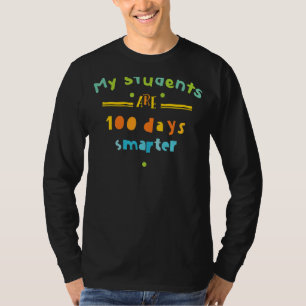 T-shirt Mes Étudiants Sont 100 Jours Plus Intelligents 100