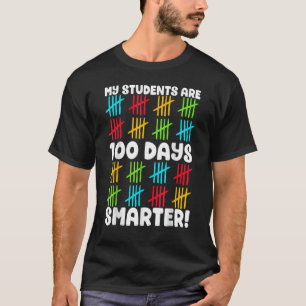 T-shirt Mes Étudiants Sont 100 Jours Plus Intelligents 100