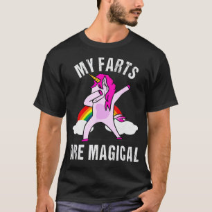 T-shirt Mes Farts Sont Magique Funny Unicorn Gag Chemise C