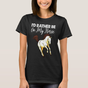 T-shirt Mes Femmes Cheval À cheval
