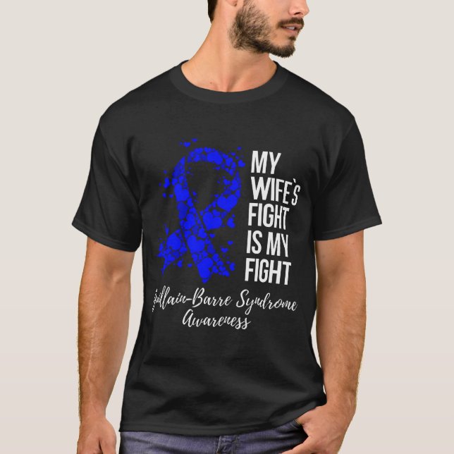 T-shirt Mes Filles combattent mon syndrome de Guillain-Bar (Devant)