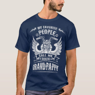 T-shirt Mes Gens Favoris M'Appelent Biker Grandpappy Men M