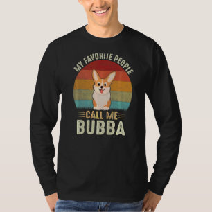 T-shirt Mes Gens Favoris M'Appelent Bouillon De Corgi Mign